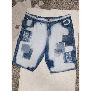 VTG Noiz Jeans Shorts Mens 48 Jorts Baggy Denim Y2K Grunge Skater Streetwear